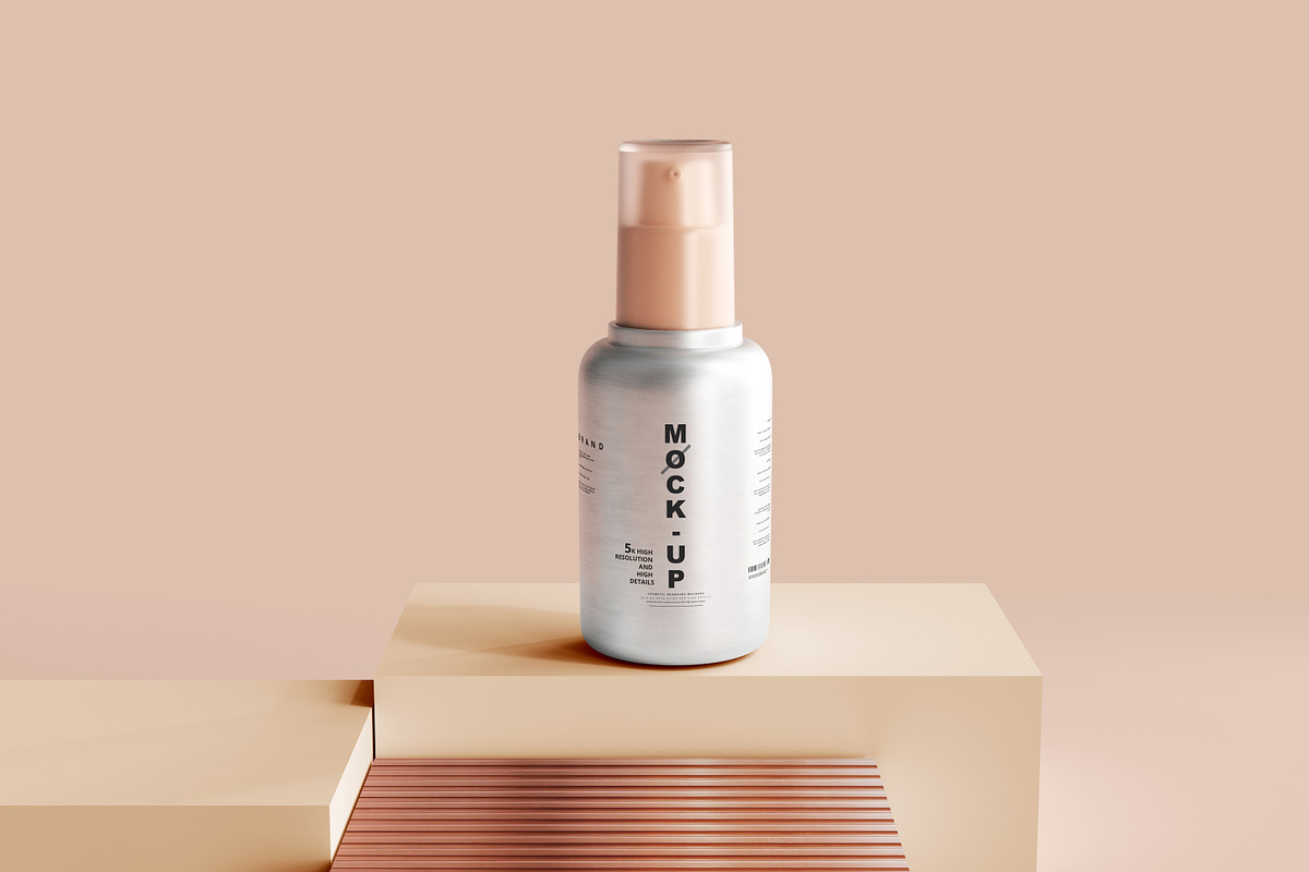 Aluminum Cosmetic Mockup Bundle, a Cups & Container Mockup by pmvch (Photo 87 of 206)