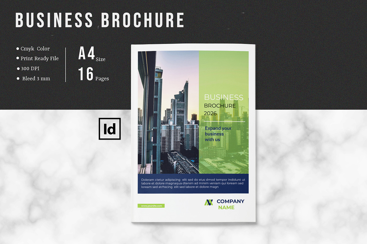 Company Profile Brochure, a Brochure Template by Template Shop (Photo 1 of 11)