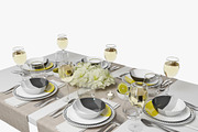table setting 03, an Object 3D Model by 3dcruz (Thumbnail 8 of 13)