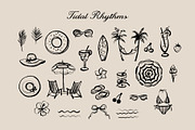 Summer Sea Textures & Illustrations, an Object Graphic by Elena Pimonova (Thumbnail 5 of 10)