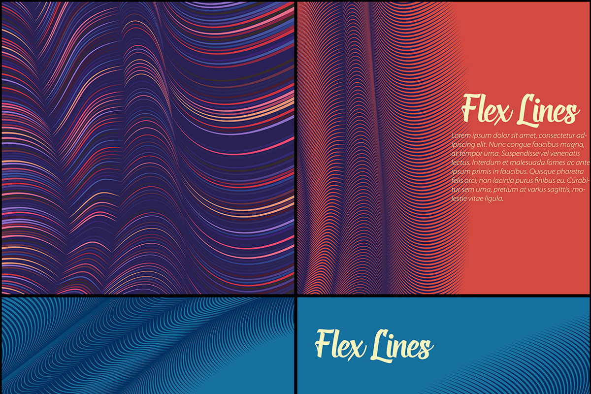 40 Flex Lines Backgrounds Part 3, a Texture Graphic by GarryKillian (Photo 3 of 5)
