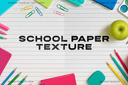 School Paper Texture Background, a Background Graphic by Pitchlook.Studio (Thumbnail 1 of 2)