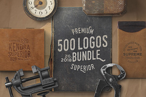 500 Logos Bundle, a Branding & Logo Template by Graphicdome