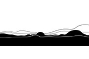 sunset horizon wall art design, an Illustration by Amazin_art (Thumbnail 24 of 31)