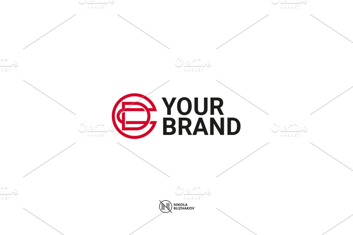 DC CD Monogram Logo, a Branding & Logo Template by Nikola Bliznakov