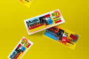 White  Music Festival Flyer Set, a Card Template by graphicook (Thumbnail 3 of 3)