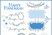 Hanukkah Lights Vector Clipart, an Illustration by Kelly Jane Creative (Thumbnail 3 of 3)