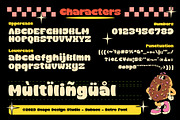 Subace - Retro Font, a Sans Serif Font by Snape Design Studio (Thumbnail 3 of 9)