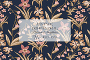 Vintage Boho Floral Seamless Pattern, a Pattern Graphic by StudioGlouna (Thumbnail 1 of 5)
