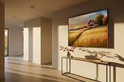 Golden Wheat Sunset Painting print, a Background Graphic by Floraphoria (Thumbnail 7 of 11)