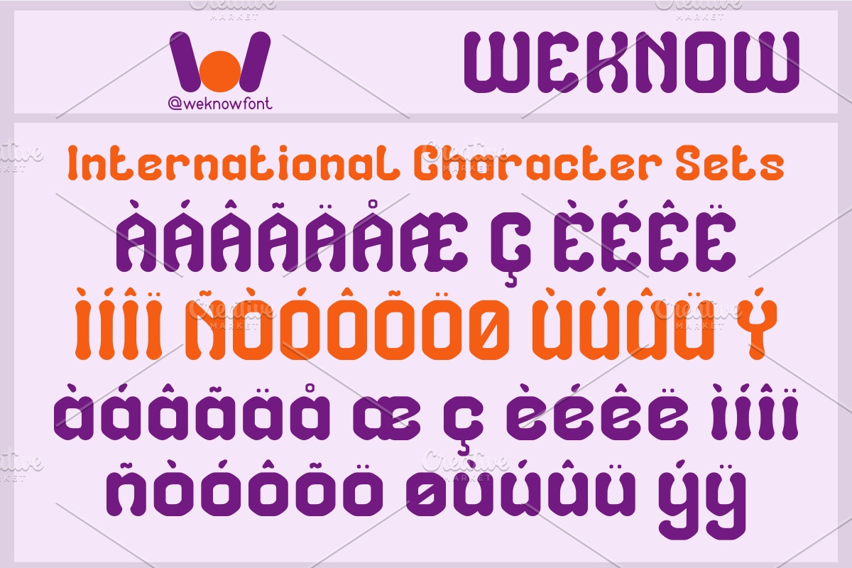 Creative Force font, a Font by weknow (Photo 8 of 8)