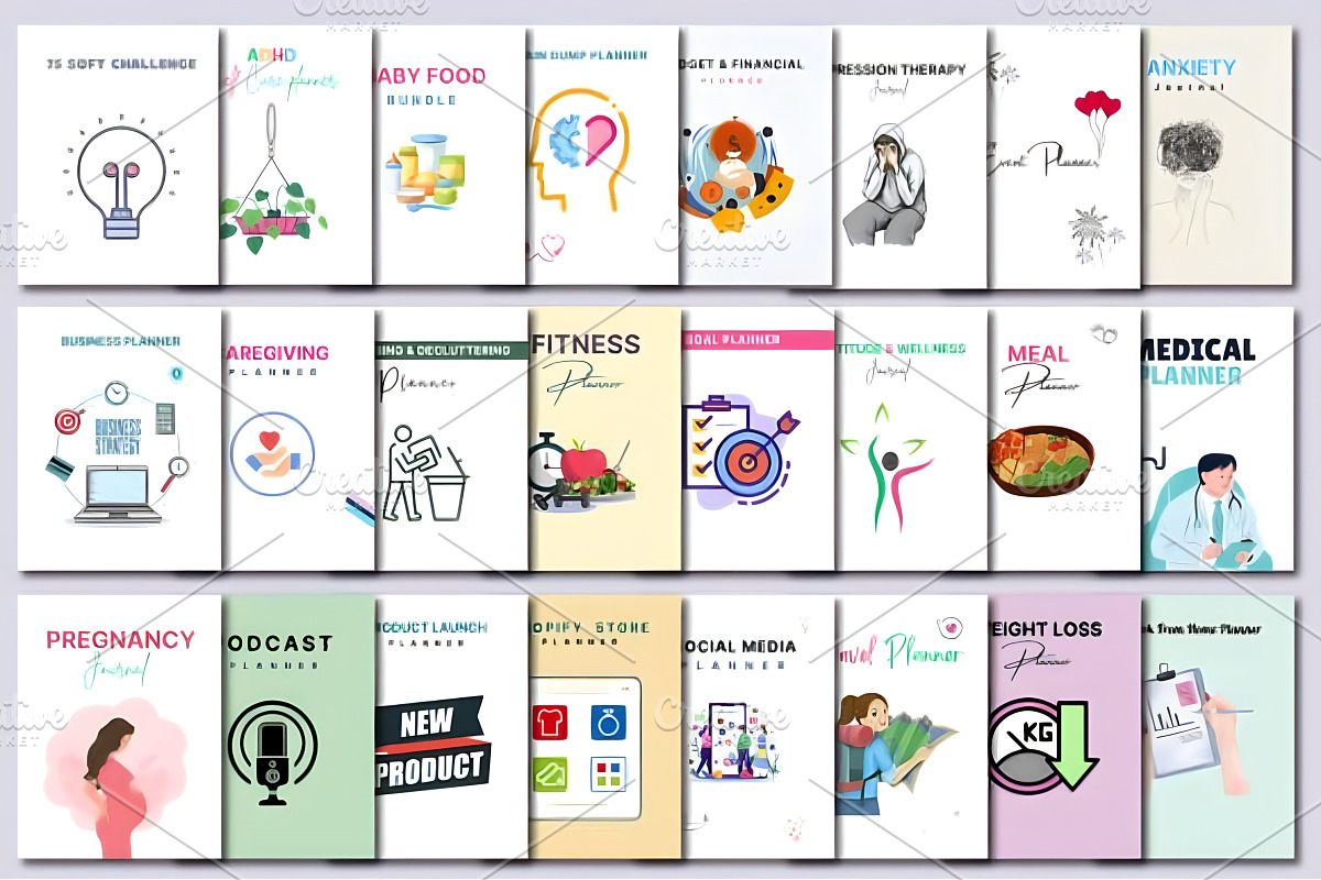 50 Editable Canva Planners Template, a Social Media Template by Ink Gallery (Photo 2 of 4)