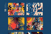 Risograph Tropic Objects&Backgrounds, an Object Graphic by CreativeFolks (Thumbnail 2 of 8)