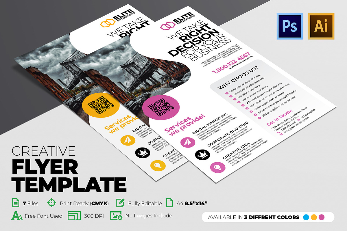 Corporate Business Flyer, a Flyer Template by Design'sTRIBE (Photo 1 of 4)