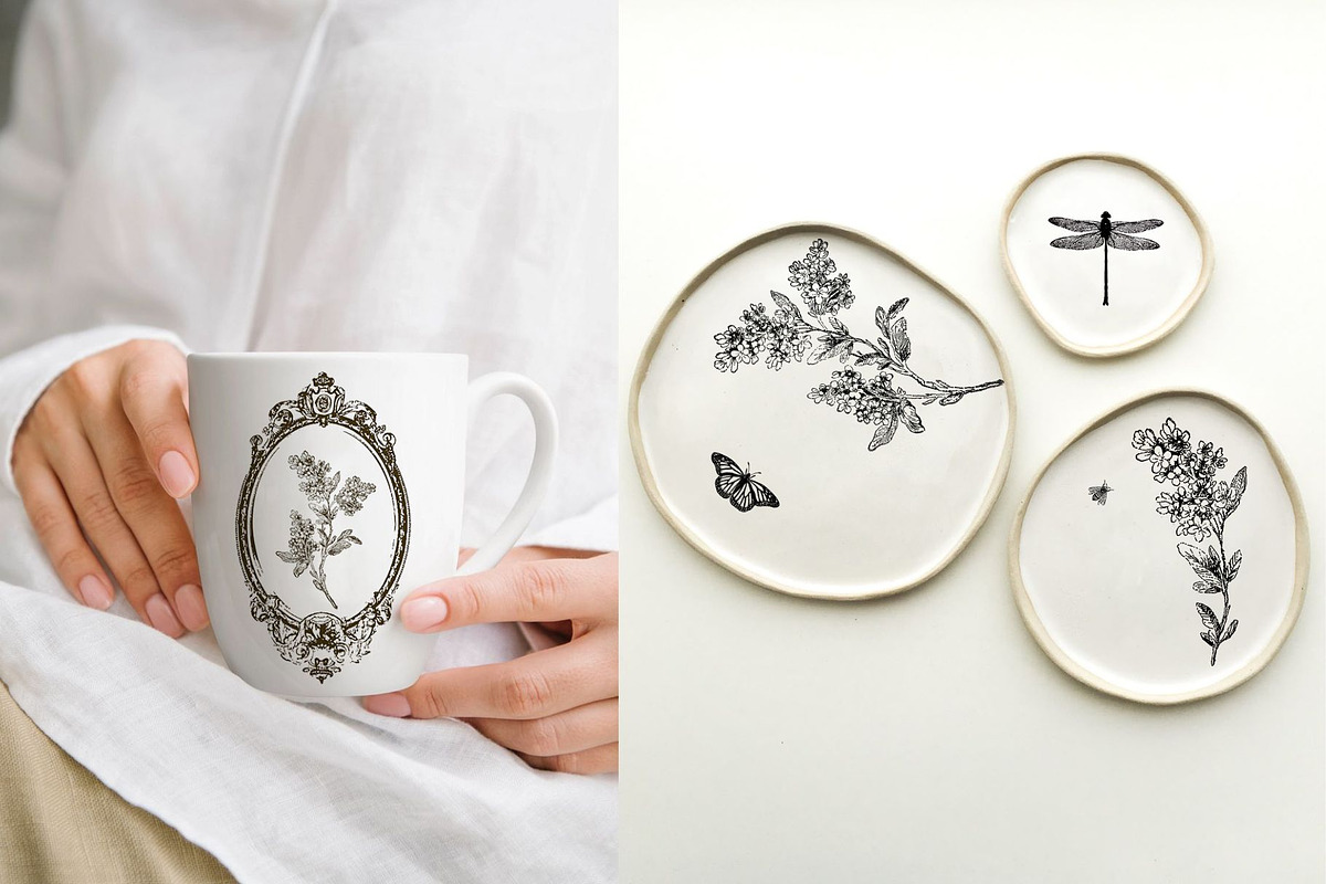 Garden Gallery: A Seamless Pattern, a Pattern Graphic by MouseGrey (Photo 9 of 10)