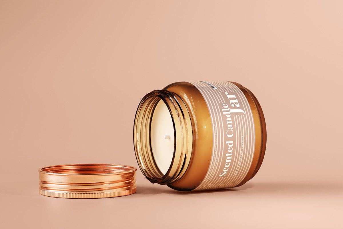Amber Glass Candle Mockup Bundle, a Packaging Mockup by pmvch (Photo 56 of 135)