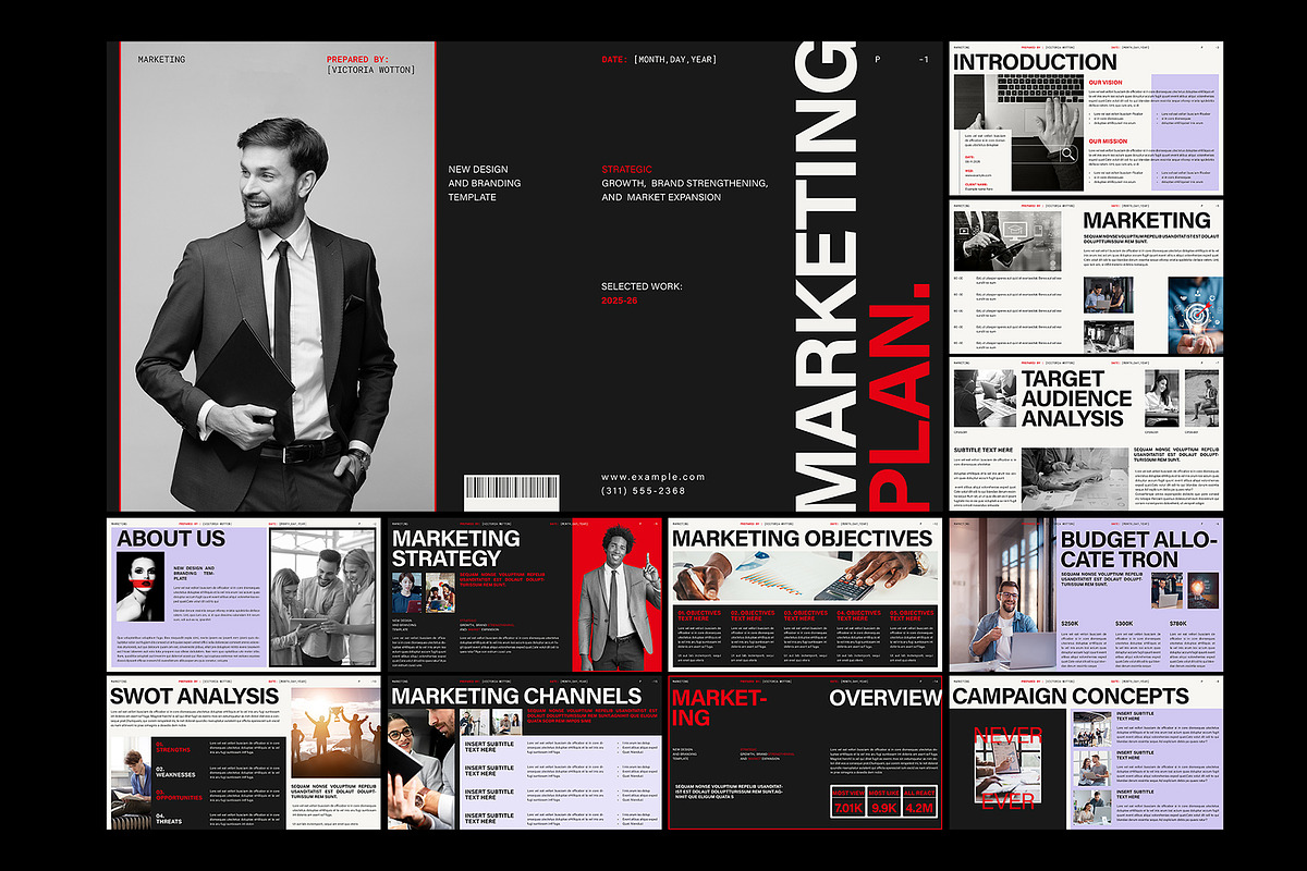 Marketing Plan Presentation Template