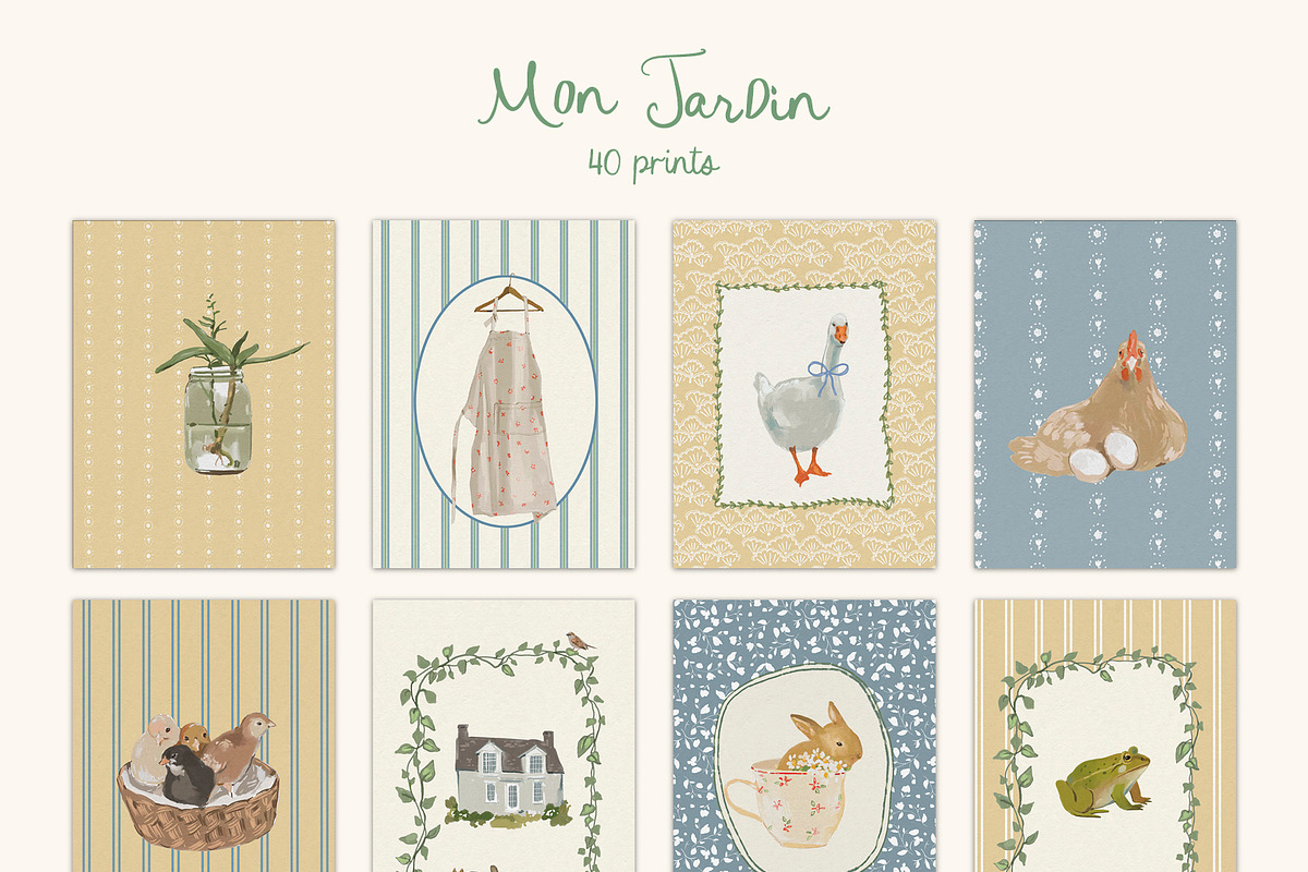 Spring Watercolor Illustrations, a Decorative Illustration by whiteheartdesign (Photo 20 of 30)