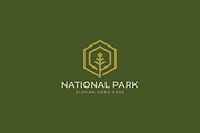 National Park Logo Wood Nature, a Branding & Logo Template by Signatoro (Thumbnail 1 of 3)