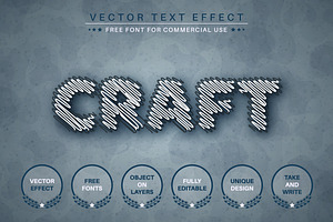 Thread - Editable Text Effect