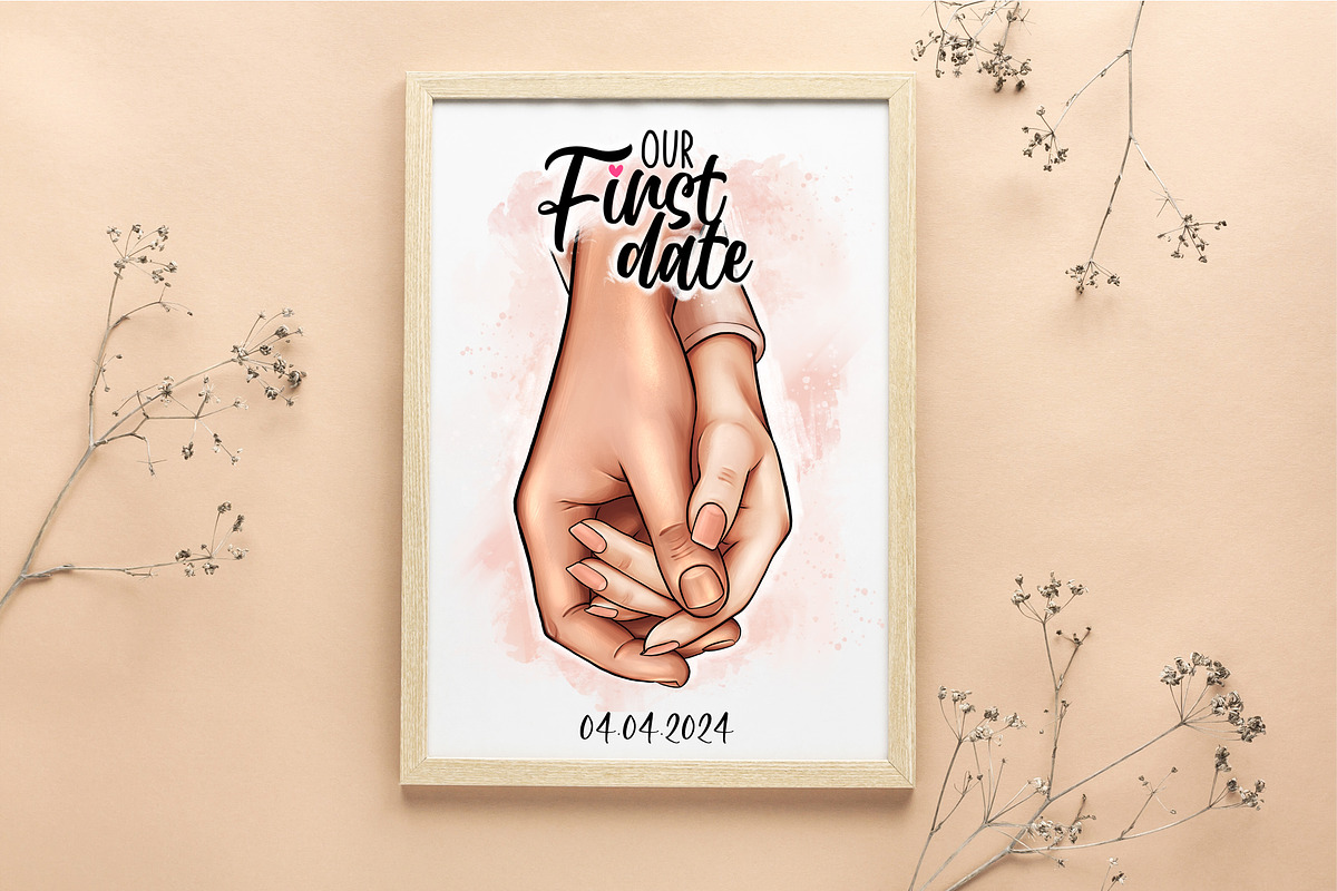 Male and female hand, a Person Illustration by Elenbushe (Photo 4 of 6)