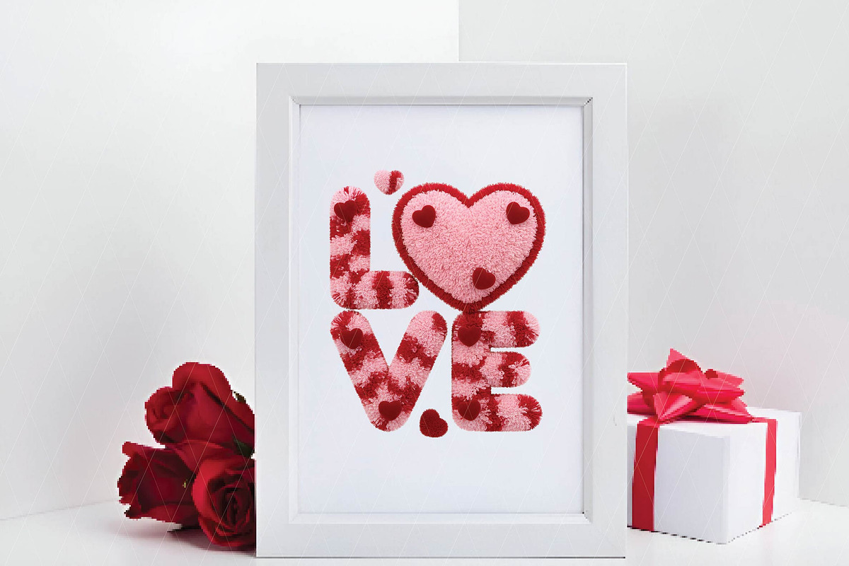 Faux Yarn Valentine Png Valentines L, an Illustration by DreamPrint404 (Photo 3 of 8)