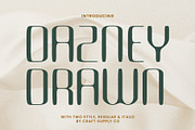 Dazney Drawn, a Sans Serif Font by Craft Supply Co. (Thumbnail 1 of 8)