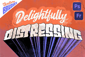 Delightfully Distressing PS Brush, a Plug-in Add-On by UInstrument