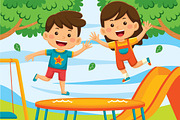 Outdoor Activity Cartoon Vector #01, a Person Illustration by MEDZ (Thumbnail 1 of 3)