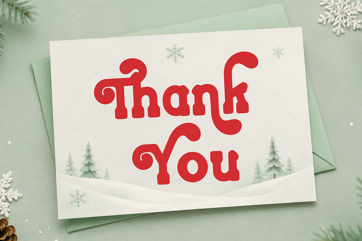 Holiday Surprise – Christmas Font, a Handwritten Font by Mozatype (Photo 7 of 7)