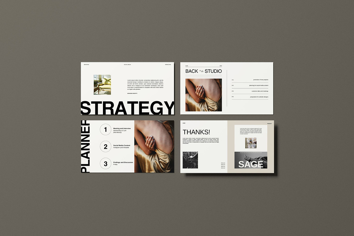 Sage Brand Guidelines Templates, a Presentation Template by Mia Branding Studio (Photo 6 of 8)