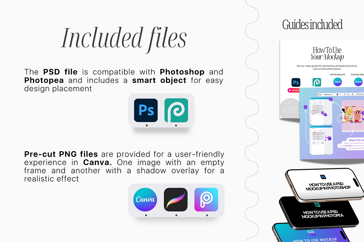 Modern White Frame Mockup W Person, an Icon by First Impression Mockups (Photo 6 of 6)