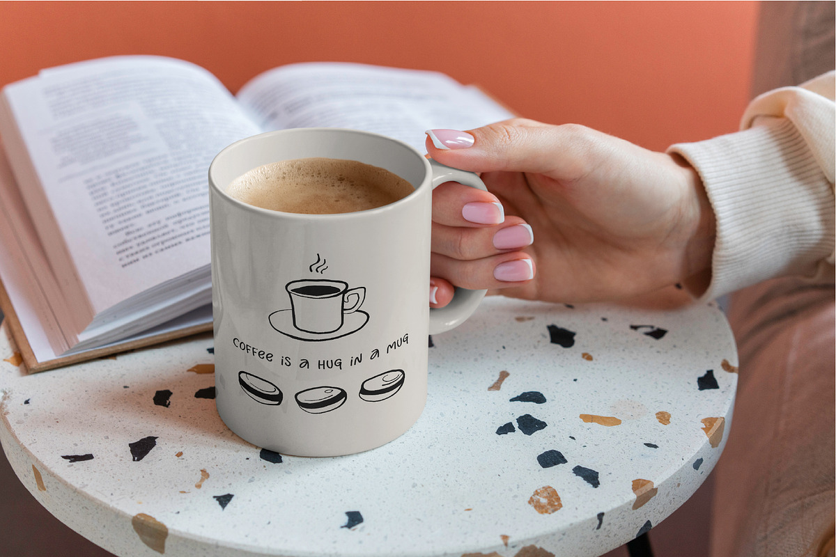 COFFEE LINE ART ILLUSTRATIONS, a Food Illustration by La Petite Line Art (Photo 9 of 12)