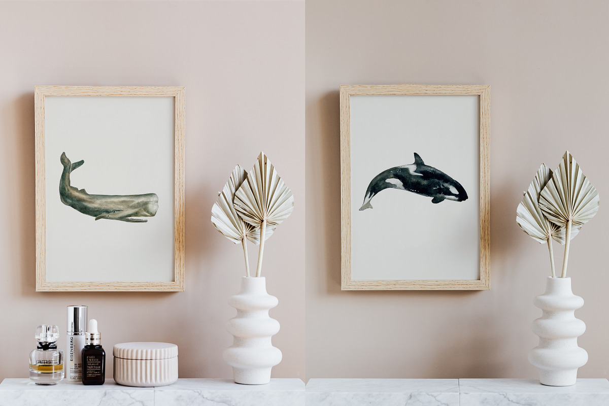 Watercolor sea creatures, an Illustration by Onceli*art (Photo 6 of 8)