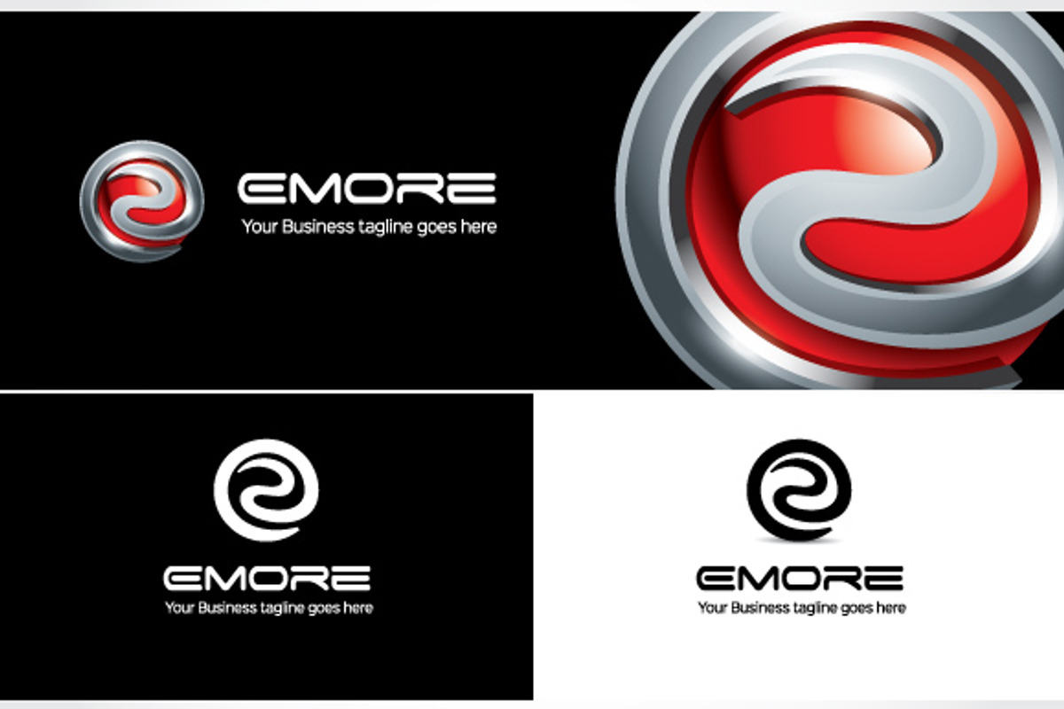Emore Logo Template, a Branding & Logo Template by The Branding Fusion