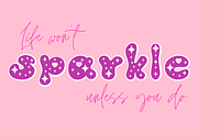 Sparkle Groovy Cute Decorative Font, a Font by Kanink Studio (Thumbnail 4 of 13)