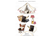 Let's Go Glamping, an Illustration by HeidiCIllustration (Thumbnail 4 of 4)