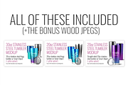 Stainless Tumbler Mockup Bundle, a Product Mockup by SarahDesign (Thumbnail 2 of 3)