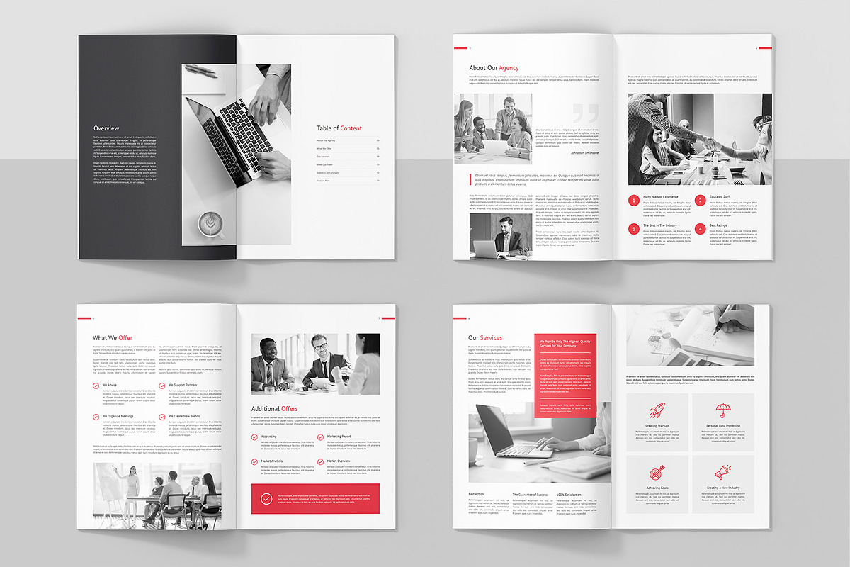 Business Marketing Company Profile, a Brochure Template by artbart (Photo 3 of 6)
