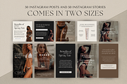 Spray Tanning Instagram Posts, a Social Media Template by Design Lush Studio (Thumbnail 9 of 9)