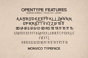 Monvico - Label Display Font, a Serif Font by Letterhend Studio (Thumbnail 10 of 10)