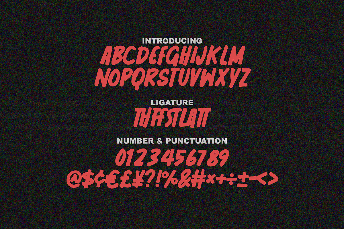 Gastetla Brush Display Font, a Sans Serif Font by Maulana Creative (Photo 7 of 7)