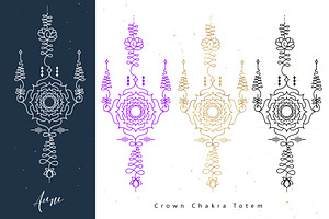 Chakras Totems. Pro