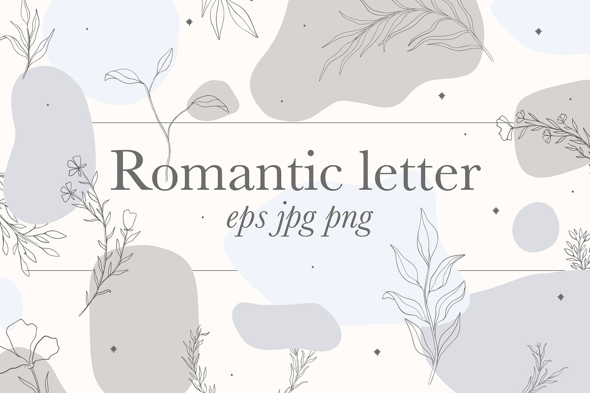 Romantic letter-collection wedding, a Decorative Illustration by Moonflora (Photo 1 of 8)
