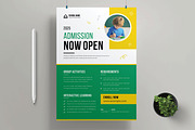 School Addmission Flyer Design, a Flyer Template by MightyDesign (Thumbnail 1 of 8)