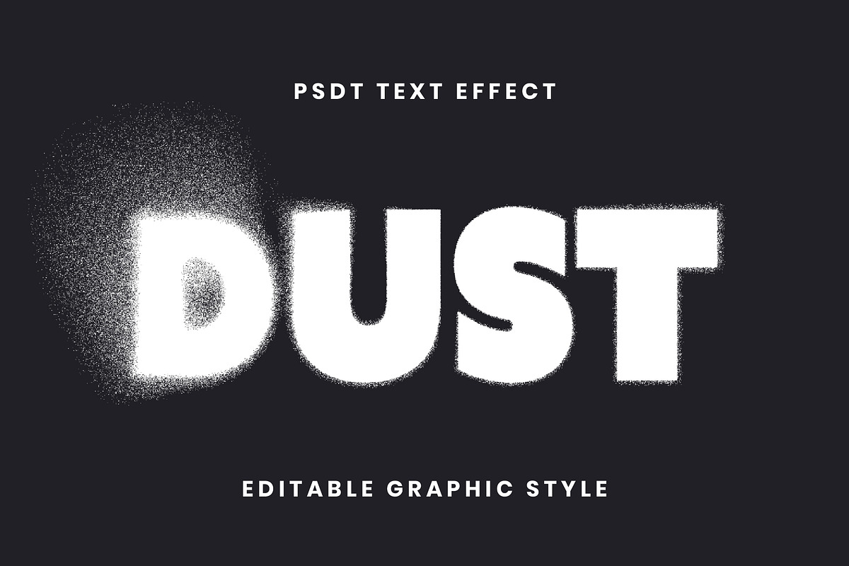 Dust Spray Particle Text Effect, a Templates & Theme by studiogstock (Photo 2 of 2)