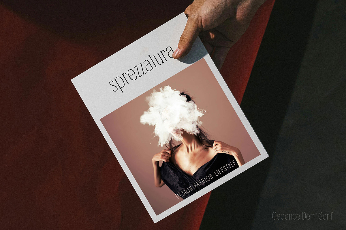 Cadence Demi-Serif Display Font, a Serif Font by Type and Graphics Studio (Photo 10 of 28)