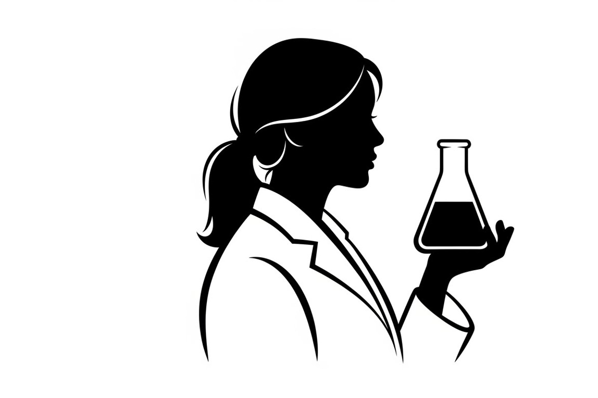 This Scientist Lab Silhouettes, an Illustration by Amazin_art (Photo 27 of 31)