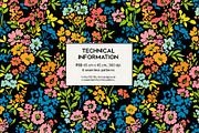 Midsummer. Floral pattern, a Pattern Graphic by emeraldthue (Thumbnail 6 of 6)
