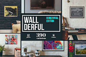 "Wallderful" - Horizontal Mockups